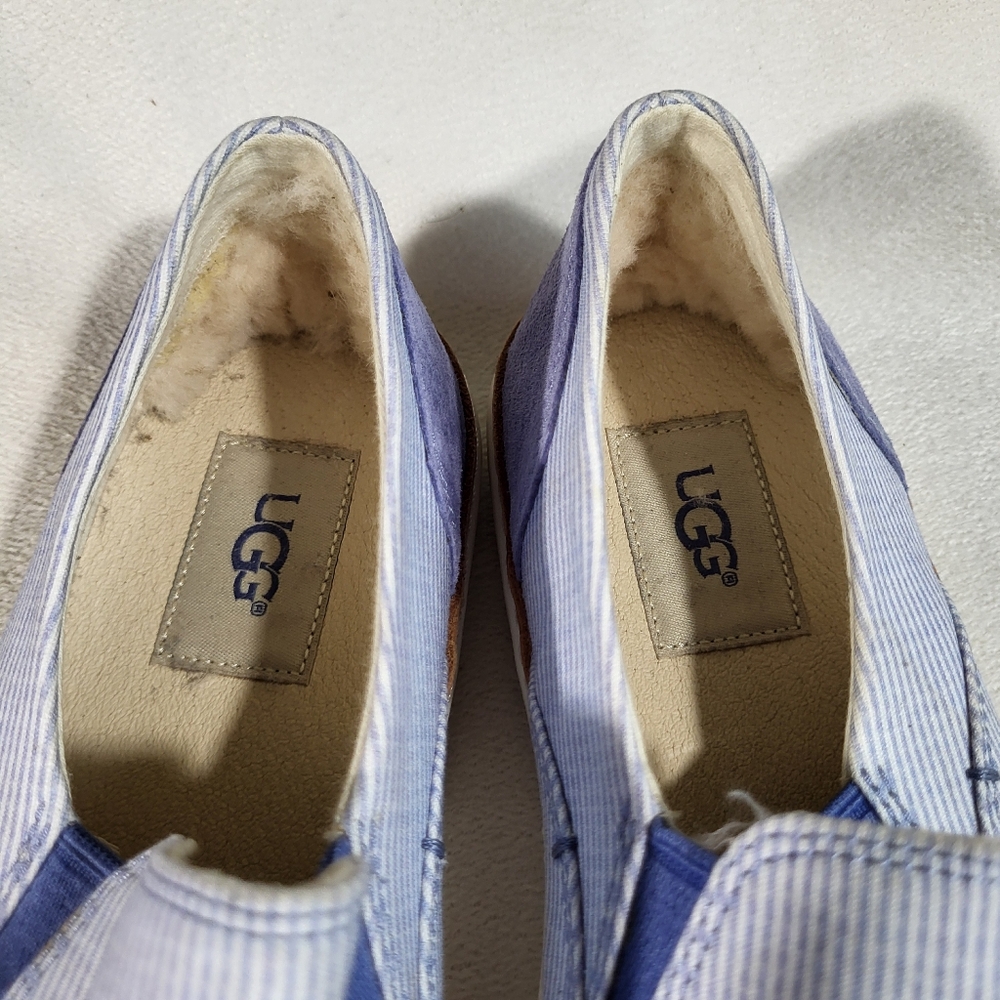 UGG Adley Stripe Slip On Sneakers Womens 9 - Picture 6 of 10